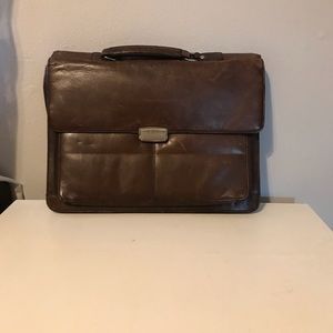 Brown briefcase